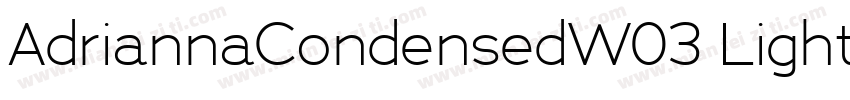 AdriannaCondensedW03 Light Regular字体转换